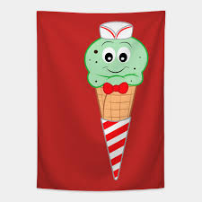 Mint Chocolate Chip Ice Cream Cone Cartoon Soda Jerk Ice Cream Cone Cartoon Tapestry Teepublic Uk No download, no surveys and only instant the latest cartoons online & series cartoons and highest quality for you. teepublic