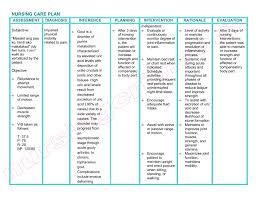 Nursing Care Plan