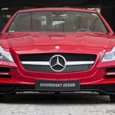 Wide Body Kit For Mercedes Benz Sl R230 By Suhorovsky Design Works Well Also As A Pre Lift Face Lift Conversion Give Your Wide Body Kits Body Kit Mercedes Sl