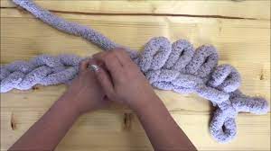 We've been busy in the studio stocking our shop. Hand Knit A Jumbo Chenille Blanket Youtube
