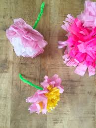 This is an original designed, modeled after an actual peony picked from my garden. Tissue Paper Flowers Babyccino Kids Daily Tips Children S Products Craft Ideas Recipes More