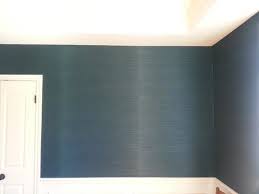 Maybe you would like to learn more about one of these? Dark Blue Grasscloth Faded At The Seams During Install