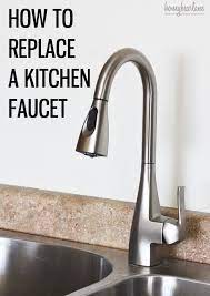 In some cases, you will face unexpected problems such as broken pipes, or if replacing the faucet involves removing the entire sink, then the process will consume more time. How To Replace A Kitchen Faucet Kitchen Faucet Faucets Diy Kitchen Sink Faucets