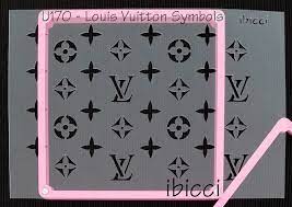Decorate your laptops, water bottles, notebooks and windows. Ibicci Louis Vuitton Cake And Cookie Stencils