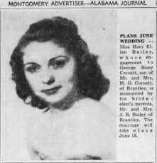 Mary Ellen Bailey Cornett (1935-2003)