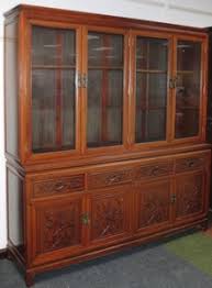 Cherry wood cabinets will give any kitchen a truly timeless look. Lot Art A Chinese Cherry Wood Display Cabinet With Two Upper Compar