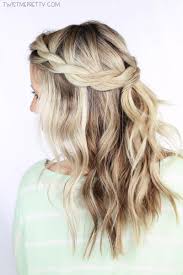 Half braided hairstyles make the appearance of a person really awesome and the best part about them is that they can never go out of fashion. Twisted Crown Braid Tutorial Twist Me Pretty