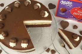 Milka Herz Torte Von Evas Backparty Chefkoch Backparty Milka Kuchen Kuchen Und Torten
