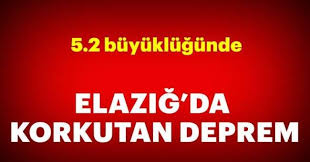 Kısa süreli paniğe neden olan deprem çevre illerden de. Son Dakika Haber Elazig Da 5 2 Lik Deprem Meydana Geldi Kandilli Rasathanesi Son Depremler Turkiye Nin Sosyal Haber Sitesi Haberx Sosyal Network