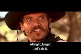 Michael Biehn As Johnny Ringo In Tombstone Quote Alright Lunger Let S Do It Tombstone Movie Quotes Tombstone Movie Movie Quotes