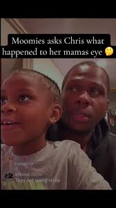 Chris Kids Asking Him What Happened to Mama Eyes