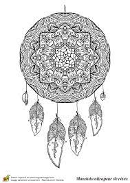 Mandala art dessin attrape reve art de capteur de rêve images art et design dessin trait fleurs abstraites colle acrylique dessin. Coloriage D Un Mandala Attrape Reve Complexe