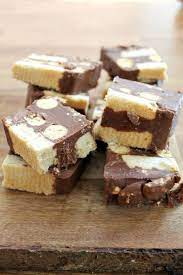 No Bake Malteser Shortbread Slice Chocolate Dessert Recipes Delicious Fudge Recipe Tray Bake Recipes