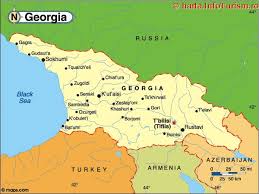 Harta politica a rusiei : Harta Georgia