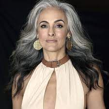 If your hair is naturally wavy go with this look or use a curling flat iron on straight hair to create modern soft waves. 7 Fabulous Long Gray Hair Ideas And My Journey To Natural Color