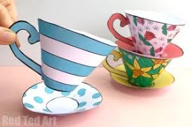 And don't forget to check out our tea party decorations, tea party accessories, tea party cups, and more. Paper Teacup Printable Tea Party Games Red Ted Art Make Crafting With Kids Easy Fun