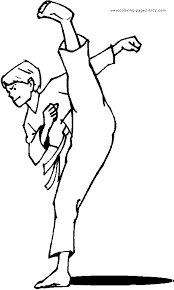 Boxing Judo Karate Coloring Page 17 Gif 466 778 Pixels Kids Coloring Books Coloring Pages Coloring Books