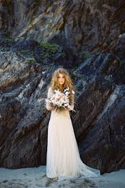 Irish Cloud Shadows Wedding Dresses Bride Bohemian Wedding