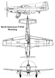 Mustang 51 Drawings 3 Views Aeromodelos Avioes Vintage Aeronave