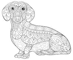 For centuries, in many cultures (eg tibet), the mandala is used as a tool to facilitate meditation. Dachshund Coloring Book For Adults Vector Stock Vector Illustration Of Long Coloring 88498253