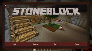 If they get corrupted when updating the questbook, don't worry, the twitch app automatically backs up your world when you update a pack. Stoneblock Modpacks 1 12 2 New Skyblock 9minecraft Net