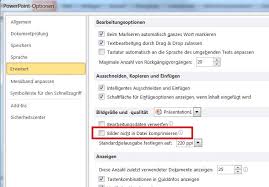 Ein feature zur silbentrennung gibt es in microsoft powerpoint leider nicht. Microsoft Powerpoint Komprimieren Datei Und Bilder Anpassen