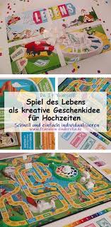 Diy Das Spiel Des Lebens Umgestalten Und Individualisieren Die Perfekte Geschenkide Spiel Des Lebens Geschenkideen Hochzeit Hochzeitsgeschenke Selber Machen