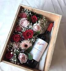 The gift came a day later than advertised. Gift Flower And Wine Customized Box Kota Kinabalu Delivery Only Giftr Malaysia S Leading Online Gift Shop