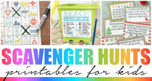 Jun 10, 2021 · today i'm excited to be sharing this incredible collection of over 40 fun and free printables for kids! Year Round Printable Scavenger Hunts For Kids And Youthful Adults