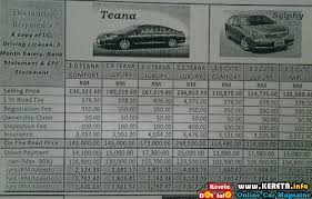 Post your classifieds car ads for free and without commission. Nissan Malaysia Car Price List Livina Sentra Urvan Xtrail Frontier Navara Teana Sylphy Monthly Installment