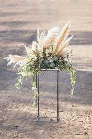 Image Result For Green And Pampas Table Centerpieces Outdoor Wedding Centerpieces Grass Wedding Wedding Centerpieces