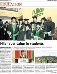 List of courses at nilai university. Nilai Puts Value In Students Klik