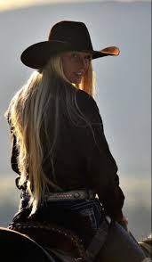 Long Hair Fixation Cowgirl Hair Blonde Hair Girl Cowgirl Hats
