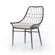 Armon Outdoor Dining Chair Silver River Vintage Metal Rattan Dining Chairs Outdoor Dining Chairs Vintage Chairs