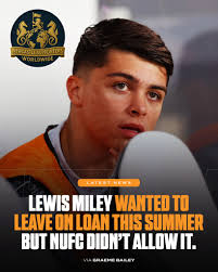 🚨 Lewis Miley wanted to leave