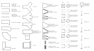Hvac Ductwork Symbols Vertical Duct Variable Bend Duct Transitioning Reducing Duct Supply Duct Straight Duct Slidin Hvac Ductwork Duct Work Hvac Duct