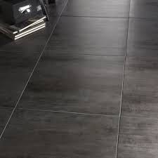 Carrelage Interieur Eiffel En Gres Cerame Gris Fonce 45 X 45 Cm Carrelage Interieur Carrelage Sol Carrelage