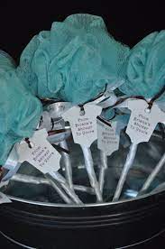 Blue And Gray Baby Rattle Puff Baby Shower Favor Baby Boy Shower Baby Shower Fun Baby Shower Party Favors