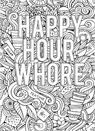 Pages coloring coloring book two words one finger swear wordge. Pin On Adult Coloring