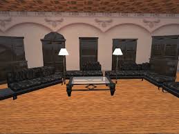 Wayfair has a beautiful assortment of velvet living room sets just wonderful for bringing a new level of texture and interest to any living room, great room or family entertainment space. Second Life Marketplace Lr07 Black Velvet Living Room Set With Cabinets Andtables