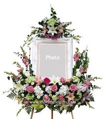 Beautiful Memories Spray Pink White Sympathy Funeral Floral Arrangements Funeral Flower Arrangements Funeral Arrangements