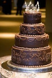 Brown And Gold Cake Chocolate Wedding Cake Cake Beautiful Cakes