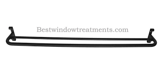 We think you will find it at home in most situations. French Return Double Rod Sets 1 Diameter Le Fer Metal Curtain Rod Bestwindowtreatments Com