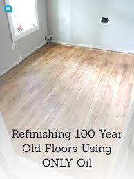 Refinish Your Old Floors Using Oil Flooring Diy Flooring Plywood House