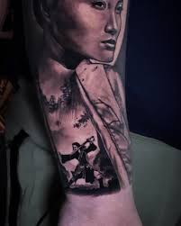 ⚜️Video view of geisha tattoo...⚜️, ., ⛩️⛩️⛩️⛩️⛩️⛩️⛩️⛩️⛩️⛩️⛩️⛩️⛩️⛩️⛩️⛩️, .,  Don't forget to leave the comment if you like...Love y'all 🤜🤛, .,  ⚜️継続は力なり。 (keizoku wa chikara nari) English Translation: ...