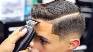Haircut Tutorial Combover Drop Fade Blow Dried And Style Youtube Haarschnitt Haarschnitt Ideen Haarschneidetechniken