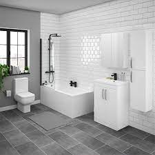 brooklyn gloss white bathroom suite with tall wall hung cabinet victorian plumbing uk small bathroom suites bathroom suite small bathroom