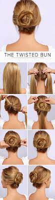 Twisted Bun Hair Tutorial Hair Style Hair Bun Tutorial Hair Styles Long Hair Styles