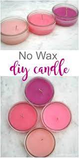 No Wax Diy Candle Via Pinnedandrepinn Diy Candles Easy Diy Candles Diy Candle Gift