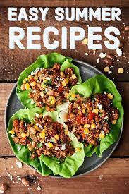 Easy Summer Recipes 2018 Tons Of No Bake Recipes To Keep Cool Turkey Tacos Recipes Easy Summer Meals Summer Recipes